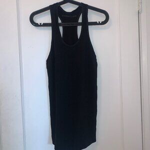 Haider Ackermann Black Racer Tank Top Luxury Lined
